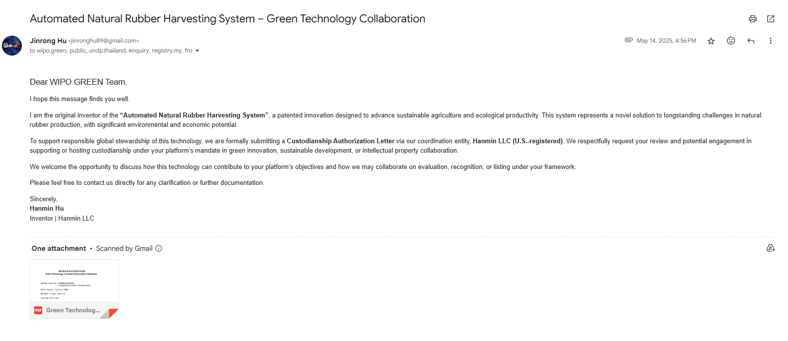 Email Screenshot
