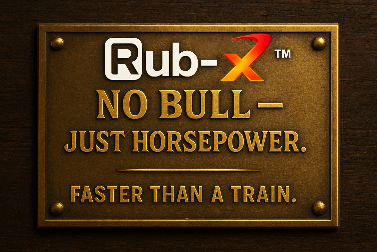Rub-X Golden Plaque